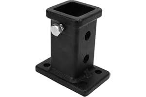 AOWINHIT Adattatore Ricevitore per Gancio di Traino per Tubo Ricevitore Imbullonato 2 Pollici per Camioncini Universali,Accessori per rimorchi