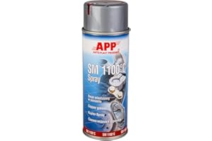 AUTO-PLAST PRODUKT APP SM 1100 Graisse cuivrée en spray | Graisse haute temperature | Graisse en spray avec protection anti corrosion et résistance aux intempéries | 400 ml