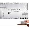 YIPFEN Outil de Mesure pour Guitare - Règle de Précision pour Hauteur des Cordes, Manche et Frettes - Acier Inoxydable Durable - Idéal pour Guitares Électriques, Acoustiques et Basses