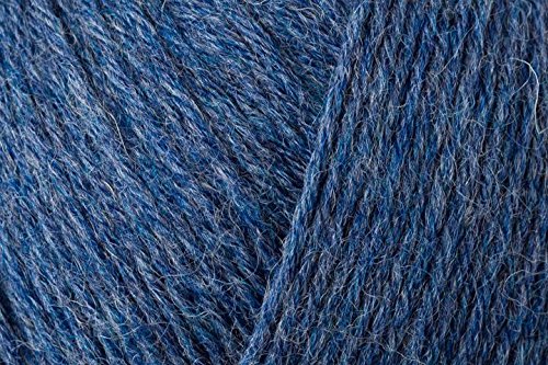 Regia 9801275-02137 Handstrickgarn, Wolle, jeans meliert - 2