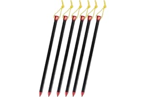 WINDHIKE 3F UL GEAR 6PCS Ground Nail Ultra-light High Strength 20cm Aluminium Alloy Hollow Tent Stakes Pegs,Bend-resistant,for Outdoor Walking,Hiking,Camping,Tent parts