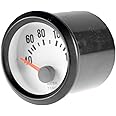 Mintice™ Car Motor Vehicle Black Face 2" 52mm Pointer Water Temp Temperautre Gauge Meter LED Light