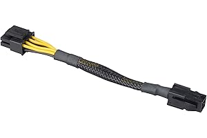 Akasa AK-CBPW10-15BK cavo di interfaccia e adattatore 4 pin ATX 8 pin ATX Nero