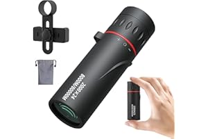 SARVVTE 2000x25 Monocular with Cell Phone Holder, Monocular Telescope High Power, Compact Monoculars for Bird Watching Traveling Hunting Camping