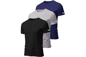 Hioutdoor Sport Tshirts Herren Für 3 Or 5er Pack Funktionsshirt Fitness Kurzarm Männer Atmungsaktiv Schnelltrocknend Trainingsshirt Laufshirt Kurzarm Bodybuilding