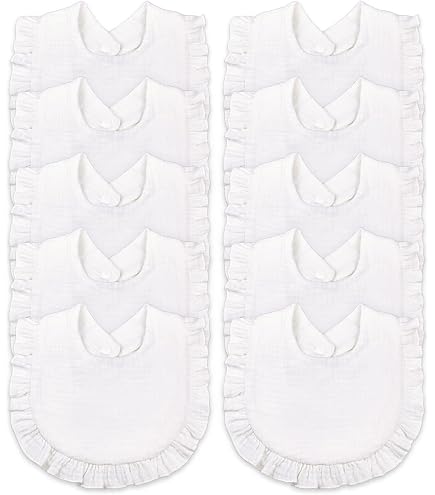 Col Réglable Croissance Enfant Twistshake Baby Bibs - 2 Pack | Infant Bib With Adjustable Bavoir Enfant 4 Mois Matériau PP TPE