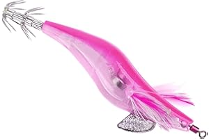 fllyingu Leurre De Pêche, Turlutte A Calamar, Leurre Electronique, LED Électronique Lumineux Squid Jig avec 2 Appâts De Pêche De Nuit À Crochet Droit