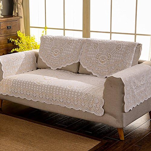 Lace Sofa Towel Backrest Towel Hand Towel Simple Modern Sofa Towel Sofa Cushions Universal Anti-skid Cover Tablecloth-A 64x78cm(25x31inch)