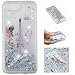 Produktbild Everainy Huawei Honor 10 Hülle Silikon Transparent 3D Flüssig Glitzer Wasser Durchsichtig mit Muster Neu Bling Liquid Hüllen Bling Handyhülle Handyhülle Case Cover für Huawei Honor 10 (Paris)