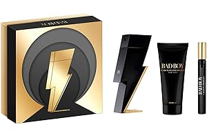 Carolina Herrera Bad Boy Eau de Toilette 100ml 2020 Gift Set (Contains 100ml EDT, 100ml Shower Gel + 10ml Travel Spray)