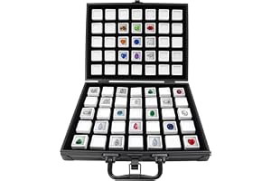Xigner 70 rutnät diamantmonter smycken ädelsten förvaring samling display box – smyckeskrin för ringar, örhängen, klockor och