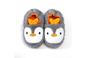 MASOCIO Hausschuhe Kinder Mädchen Junge Weiche Plüsch Pantoffel Tier rutschfest Slippers