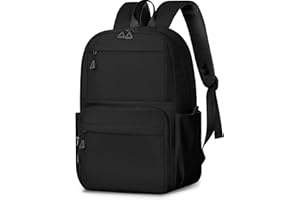 FIORETTO School Bag Lightweight School Backpack Rucksack Bag for Women Teenage Girls Boys, Water Resistant 15.6 Inch Laptop Backpack Bookbag Secondary College Work Travel