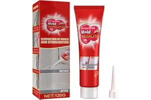TINCAI 120g Mould Cleaner Gel, Deep Mould Remover Gel, Powerful Black Mould Remover, Household Mould Removal Gel For Kitchen Bathroom Tile Stains Sink