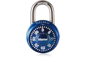 Master lock 1533 Candado de Combinación de Acero Inoxidable, Multicolor, 5,7 cm x 4 cm x 2,5 cm