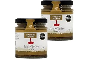 Cumbrian Delights Sticky Toffee Sauce Twin Pack, Super Sweet & Sticky, Handcrafted in the Lake District, No Flavourings, Additives & Preservatives, Nut & Gluten Free, Vegetarian 2 x 225g