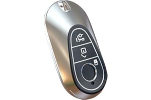 OATSBASF Etui na kluczyki samochodowe do Mercedesa Benz, etui na kluczyki do Mercedesa Benz klasy C S W206 W223 2020UP, etui na klucze, akcesoria (czarne Y)