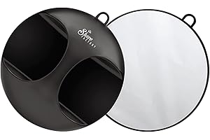 The Shave Factory Black Precision Mirror - Professional Styling Companion