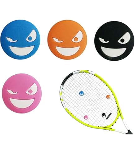 6 Stück Tennis Schläger Dämpfer - Katzenpfoten Design In 6 Farben