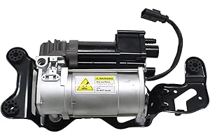AIRSUSFAT Compresseur de suspension d'air avec support compatible avec BMW X5 F15 F85 F86 X6 F16 Air Ride Compresseur pompe 37206875177 37206868998 37206850555