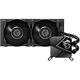 MSI MAG CORELIQUID P240 Kit Watercooling CPU, Noir Profond Discret, Pompe de Radiateur Intégrée, Disposition Split-flow, Tuya
