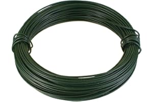 MEISTER Sunflower FLOR78560 Filo di Ferro, Plastificato, 2 mm x 25 mt, Verde