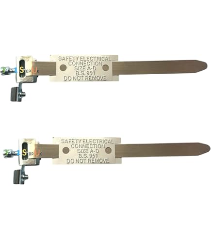 Aarde Klem Rode Aarde Klemmen Riem Elektrische Kabel Draad Bonding Radiator Water Gas Pijp Verstelbare Interne Aarde Klem Rood 12mm - 32mm Aarde Bonding Bandjes Klem Interne Aarde Klem