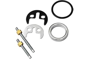 Wärmer System Monobloc Mixer Tap Fixing Kit – 2 Bolt Basin & Sink Mounting Set with Chrome Plate (35–50 mm) and 6 mm Bolts