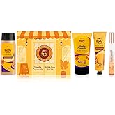 Plum BodyLovin' Vanilla Caramello Bath & Body Gift Set | Body Wash | Body Lotion | Hand Cream| Perfume | Long-Lasting Warm Va