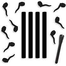 KOTP Black Zig Dumbbells For Carp Fishing - 10 Pack - Zig Rig Foam