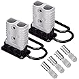 Spurtar 175A 1/0 AWG Battery Quick Connect Disconnect Fits 1/0 AWG Cable (2 Pack) Wire Harness Plug for Winches, Trailer or Other Electrical Devices, UL Certified - 2 Pack