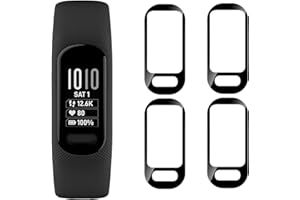 Wonsoso TPU Schutzfolie Kompatibel mit Garmin vívosmart 5 Schutzfolie Folie [4 Stück], Blasenfrei Flexible 3D HD Klar Displayschutzfolie, Anti-Kratzen Wasserdicht Hohe Empfindlichkeit TPU Film
