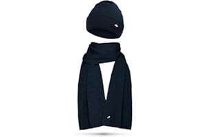 NYTTED® Merino Mütze und Schal Set für Damen & Herren | Made in Germany | 100% Feinste Merinowolle | Kuschelig Weiches & Warmes Set