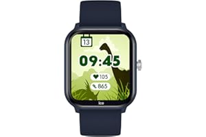 ICE-WATCH - Ice Smart Junior 3.0 Blue 1.75 AMOLED - Montre connectée rectangulaire Bleue pour garçon avec Bracelet en Silicone - 024295 (1.75 Pouces)