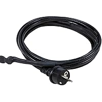 as - Schwabe Eis-Stop-Heizkabel – 2 m Frostschutz-Heizkabel inkl. Thermostat – 230 V, 50 / 60 Hz Heizleitung mit…