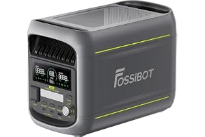FOSSiBOT F1800 Bärbart Elaggregat, 1024Wh LiFePO4 Batteri Portable Power Station, 1800W AC 230V Solgenerator, kraftverk för Utomhuscamping, Husbil, Hemmabruk & Nödström
