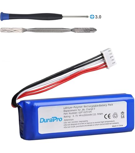 Batteria Ricambio Jbl SC-CHARGE-4 Li-ion, 3.7V, 7800mAh/28.86WH - Www - Foto 3