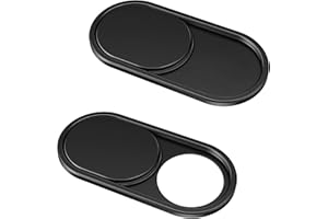 CloudValley Metall Webcam Abdeckung, 0.6mm Ultra-Dünn Metall Slider Kamera Cover Zubehör für Laptop, MacBook Pro*, MacBook Air, iPad Air, Handy, Tablet, Mac, PC - 2Stück