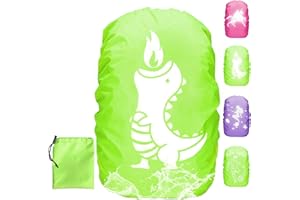 YOUYIKE Funda Lluvia Mochila, 30-40L Funda Impermeable Mochila, Protector Mochila con Reflectante, Funda Lluvia para Mochilas Escolares niño para Senderismo Camping en Bicicleta