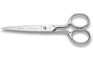 3 Claveles HOME Schere, silber, 12,5 cm