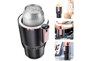 Prevessel Mini-Kühlschränke, Autokühler, praktische Kühl- und Heizfunktion, Cup Mini Icebox Kühlbox Gefrierschrank Camping, Fahren, Picknick