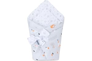 BELLOCHI GROWING IN STYLE Bellochi Universelle Nid d'ange Bebe - Minky - Réversible Couverture Enveloppante Bébé - en Coton Hypoallergénique - Couverture Cosy Toute l'Année - Apanatschi