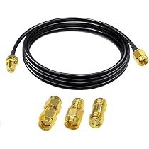 EMagTech SMA Auf 3,5 Mm TRS Adapterkabel – 1 M, 50 Ohm, Für Kurzwellenradio & Antennenanschluss