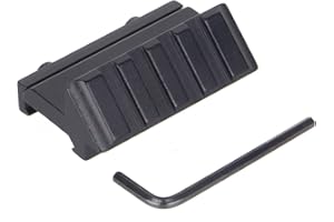 ToopMount Táctica de 4 Ranuras 45 Grados de ángulo Offset Rail Mount Weaver/Picatinny Adaptador de liberación rápida Base de Montaje del telescopio
