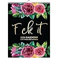 PW TOOLS 2024 Calendar for Tired-Ass Women | Fu-ck it 2024 Wall Calendar | Sweary Calendar Planner | Funny Monthly Calendar Gag Gift for Women