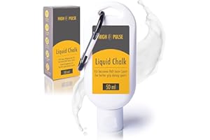 High Pulse® Liquid Chalk 50ml - Gesso liquido a lunga durata, ad asciugatura rapida, anti-sudore per una presa sicura durante l'arrampicata e la palestra