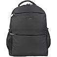 Carlton London Laptop Office School Business Travel Backpack - Water Resistant Everyday Bag - Black