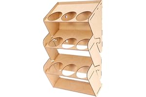 LUMISCENT Porta bombolette spray - Deposito vernice spray a parete | Porta bombolette spray | Organizzatore di bottiglie di vernice | Supporto portatile per vernice spray | Supporto per barattoli di vernice per