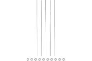 QUARKZMAN 5 stycken gängstänger M3 x 100 mm med 4 sexkantsmuttrar set, gängstång rostfritt stål hel gängstång gängstift för möbler maskiner monteringssats