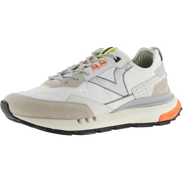 Baskets Victoria 1985 LEGGERA Pour Homme - Nylon, Cuir, Détails Fluo, Semelle Phylon, Style Rétro - 5